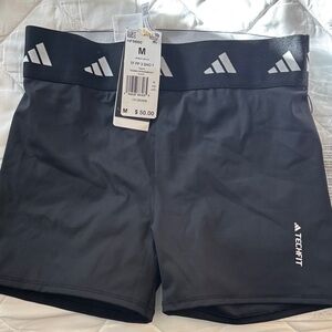 Adidas Women's Black Techfit period proof volleyball/bike Shorts